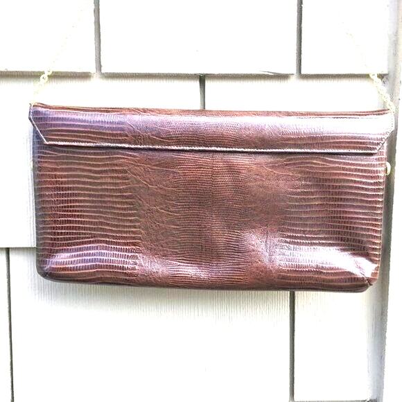 Vintage Caprice Womens Clutch Handbag 14" x 7" NWOT - Picture 1 of 7
